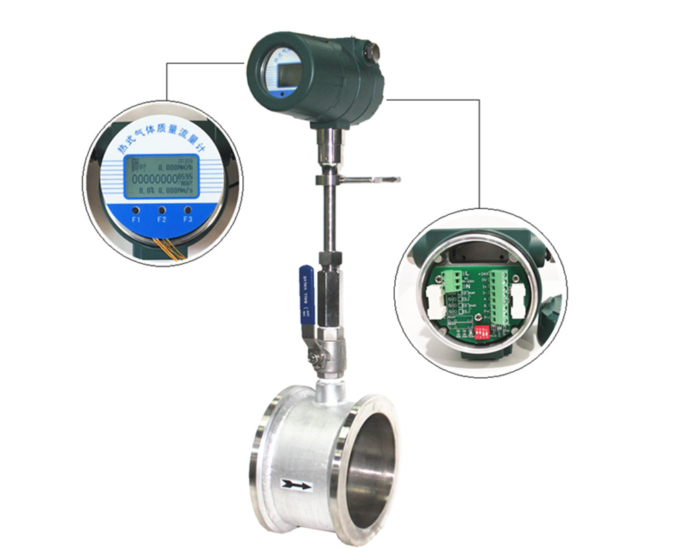 热式气体流量计电路管道式