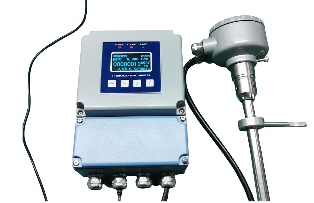 热式分体气质量流量计(壁挂式)